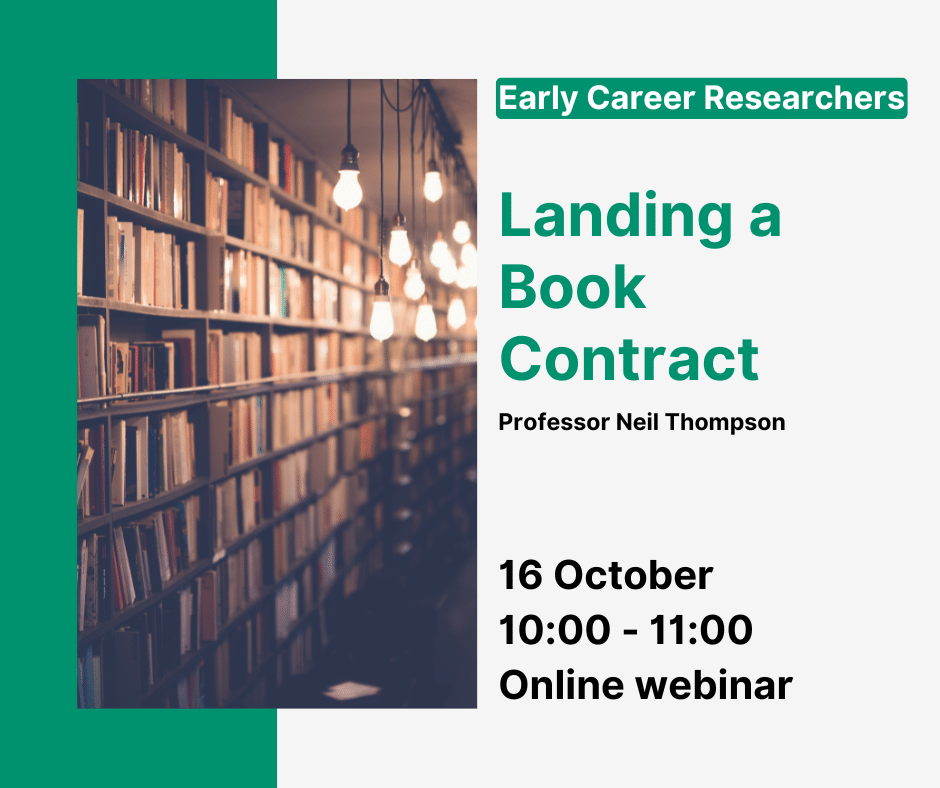 ECR Webinar: Landing a Book Contract